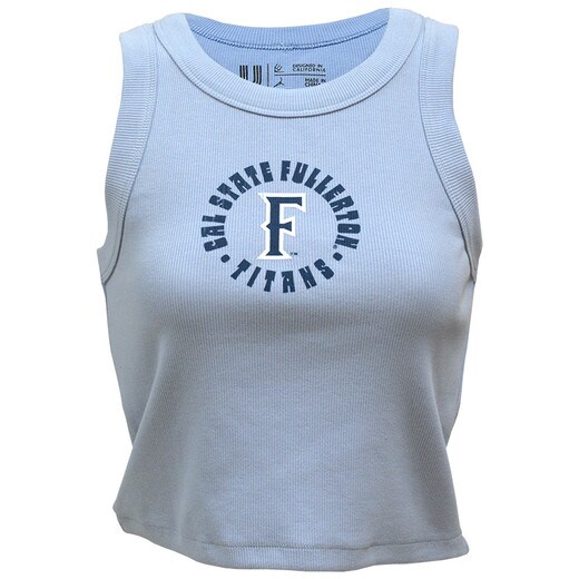 Uscape Cal State Fullerton Ribbed Tank - Blue